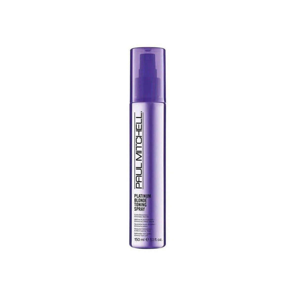 Paul Mitchell Platinum Blonde Toning Spray 150ml - Purple bottle of blonde toning spray