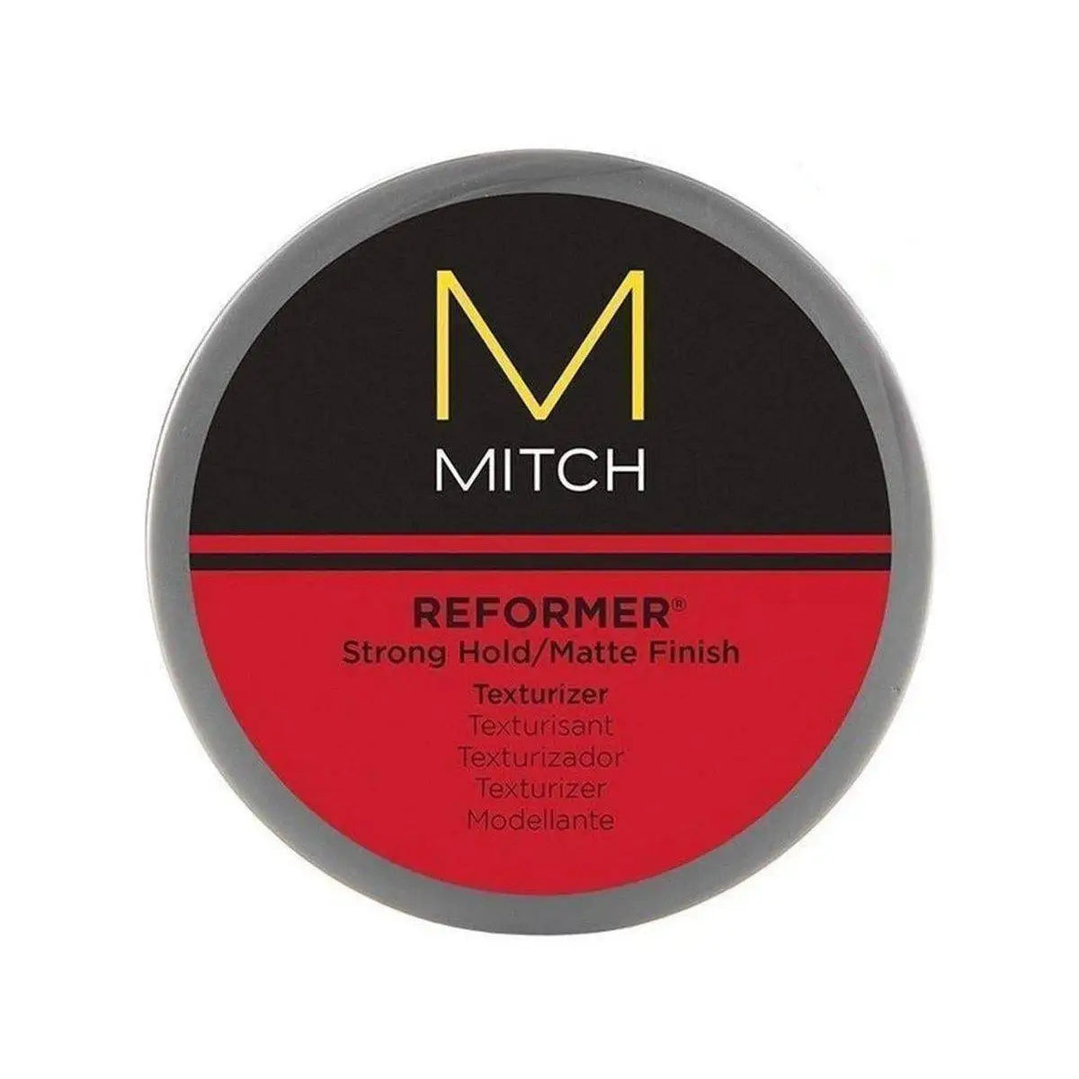 Paul Mitchell Reformer strong hold matte finish texturiser 85ml in a circular container