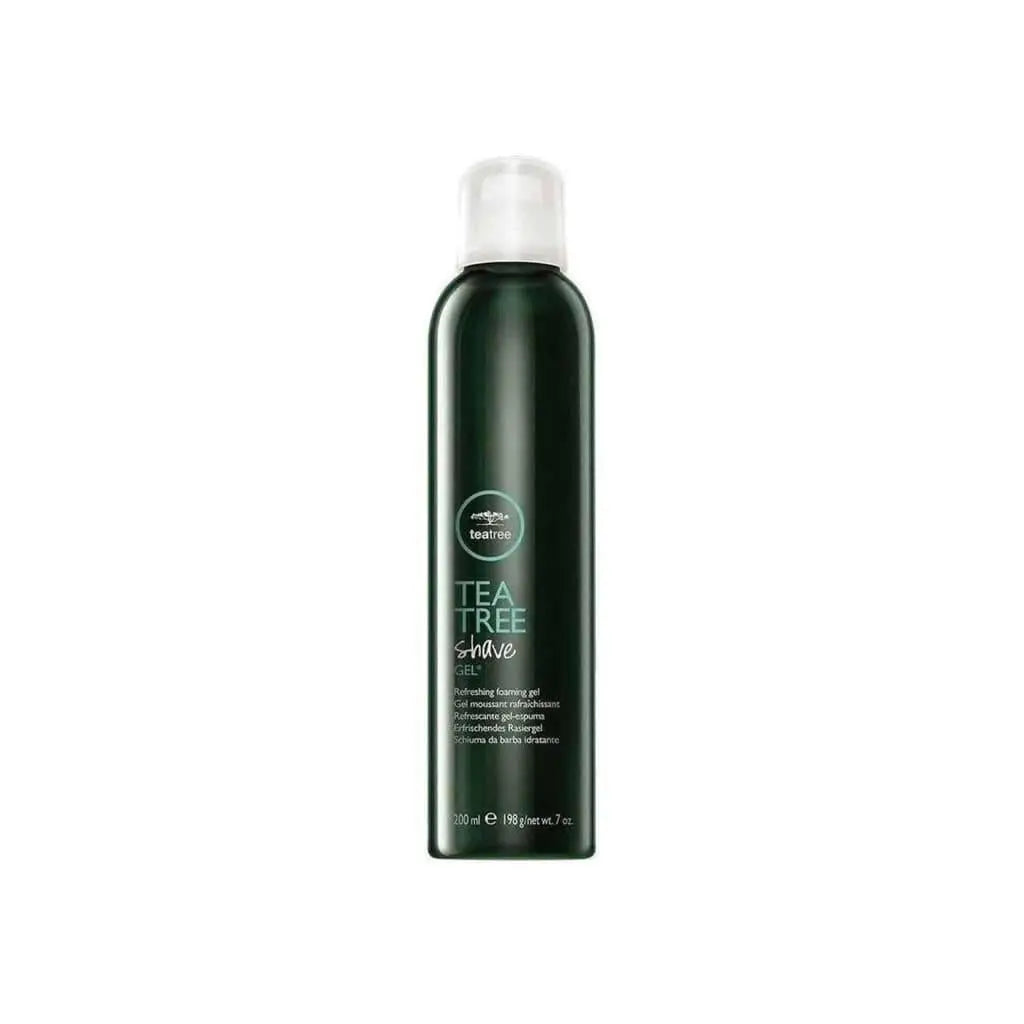 Paul Mitchell Tea Tree Shave Gel dark green bottle with white cap