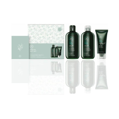 Tea Tree Special Gift Set with shampoo, conditioner, and free 75ml Tea Tree Gel by Paul Mitchell