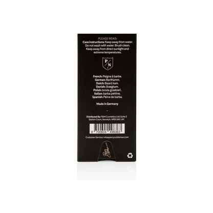 Percy Nobleman Wooden Beard Comb - Shampoo