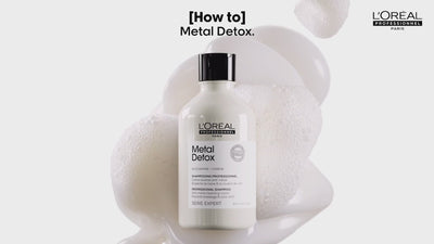 L’Oreal Professionnel Metal Detox Shampoo - Hard Water Chelating Shampoo For Damaged Hair, Removes Metal Build Up and Protects Color & Shine, Paraben & Sulfate Free