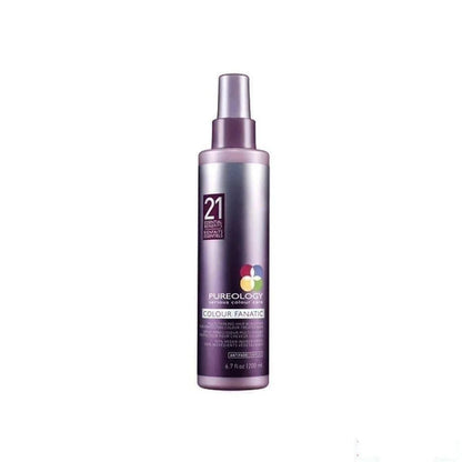 Purple spray bottle of Pureology Colour Fanatic Hair Treatment for color-treated hair - 200ml