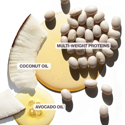 Circular arrangement of Pureology Hydrate Superfood Treatment capsules and pills for color-treated hair