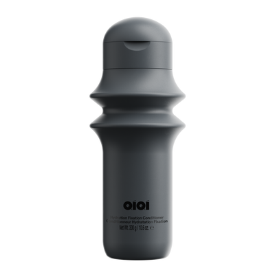QiQi Hydration Fixation Conditioner 300g in a dark grey bottle, front view