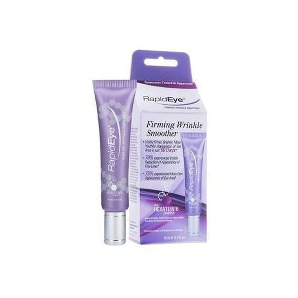 RAPIDEYE Firming Wrinkle Smoother 15ml in purple tube with packaging