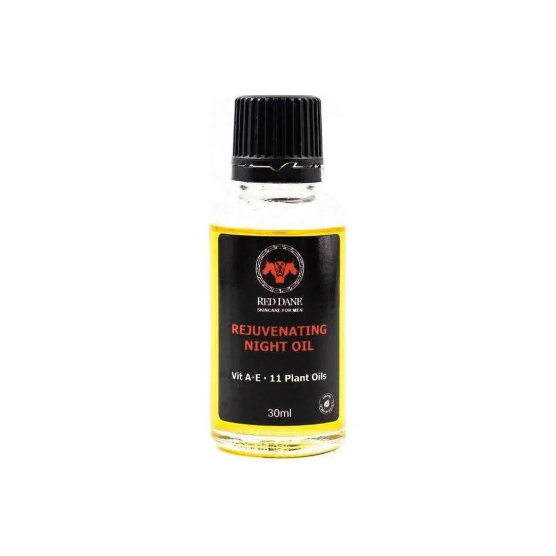 Red Dane Rejuvenating Night Oil - 30ml bottle with vitamin E and 11 plant oils