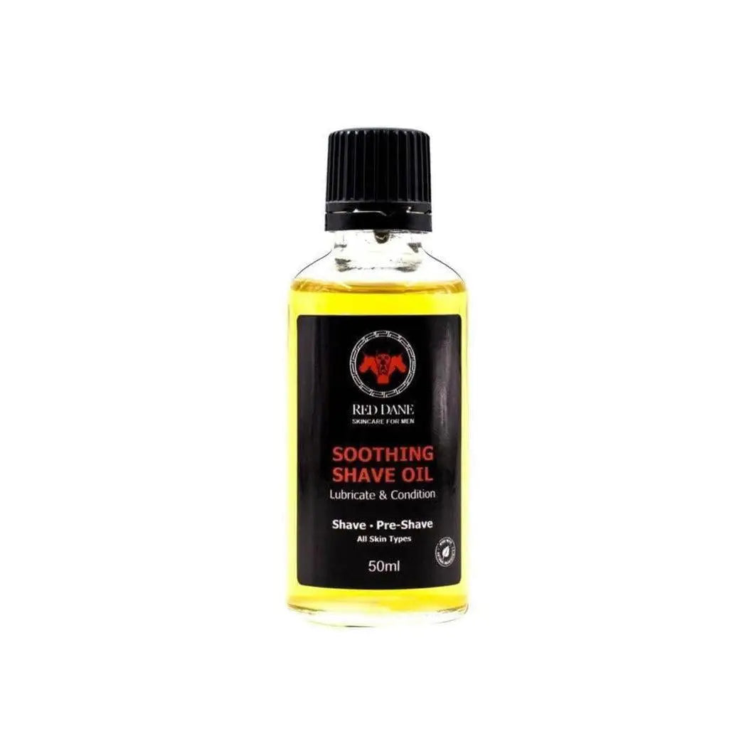 Red Dane Soothing Shave Oil - 50ml bottle for lubricating and conditioning skin