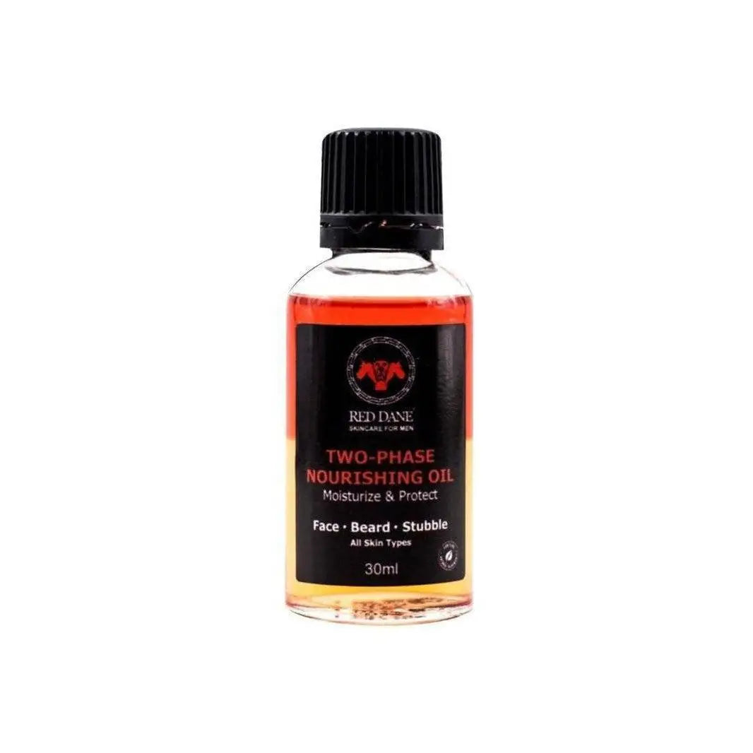 Bottle of Red Dane Two-Phase Nourishing Oil – Face, Beard & Stubble Care – 30ml