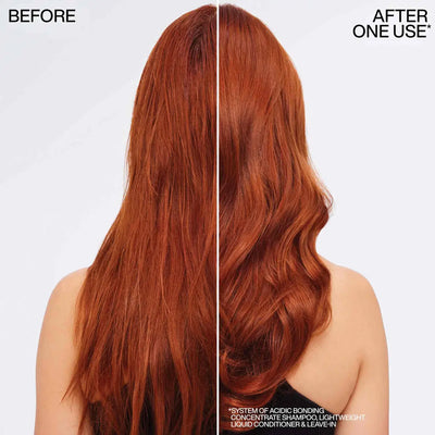 Red Hair Transformation: Before & After with Redken Acidic Bonding. Healthier, shinier hair!
