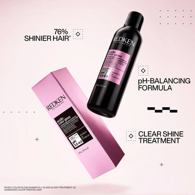 Redken Acidic Color Gloss: Shampoo & Glass Gloss Treatment for Shinier, Color-Treated Hair. Best Hair Care Product