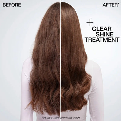 Redken Acidic Color Gloss: Before & After Hair Transformation. Shiny, healthy brunette hair!