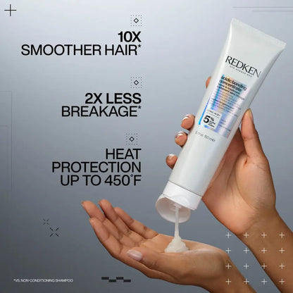 Redken Acidic Bonding Concentrate Leave-in Treatment: Repair, Heat Protection, Smoother Hair, 10X Smoother Hair