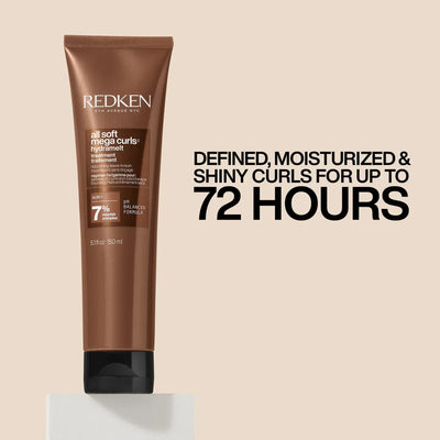 Redken All Soft Mega Curls Hydramelt Treatment: Hydrating Leave-In for Defined Curls & Coils