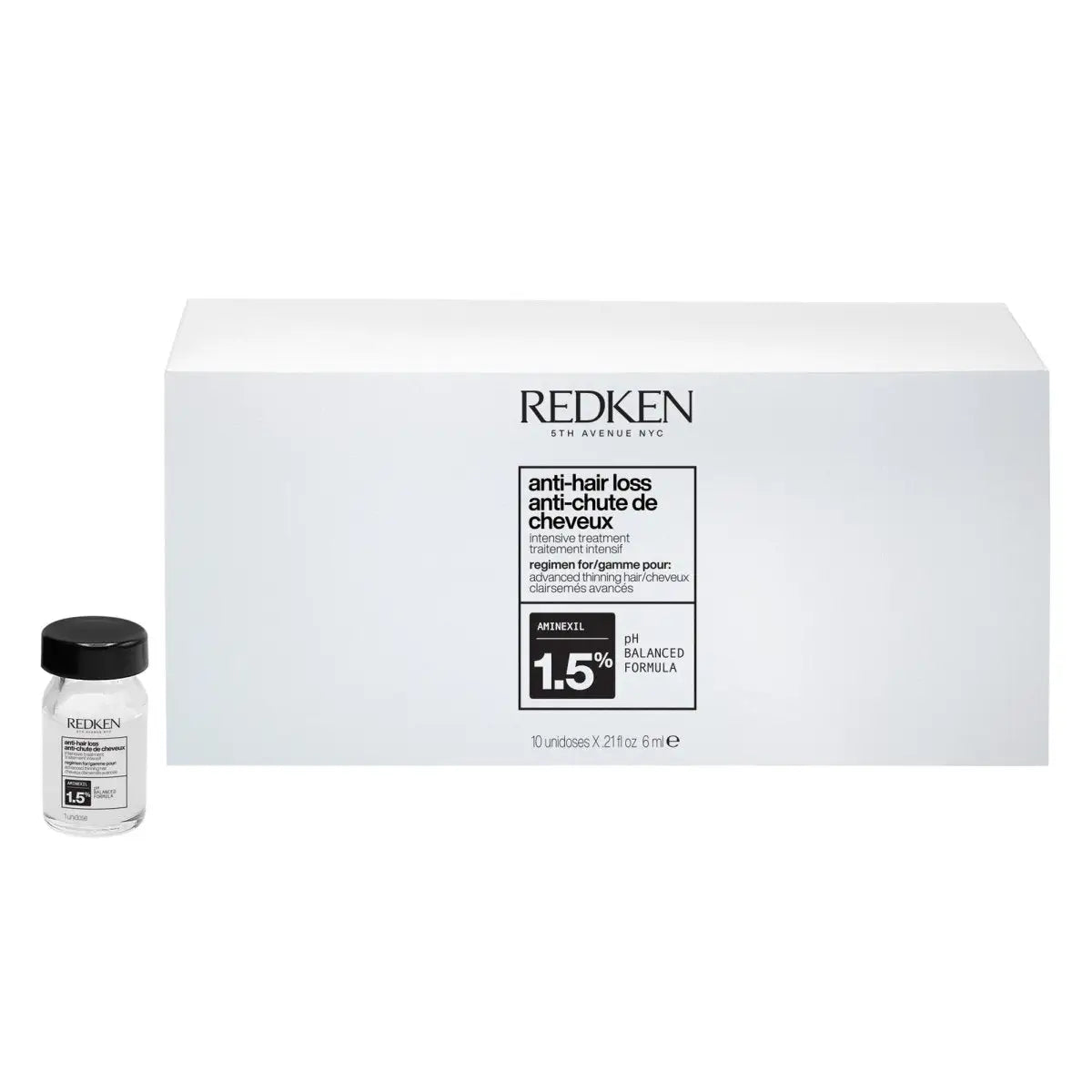 Redken Cerafill Maximize Aminexil Ampules - 10x6ml anti-hair loss treatment product