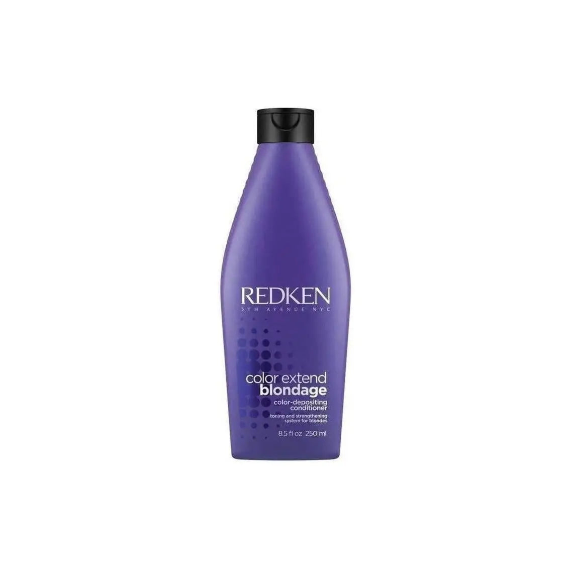 Purple bottle of Redken Color Extend Blondage Color Depositing Conditioner - 250ml