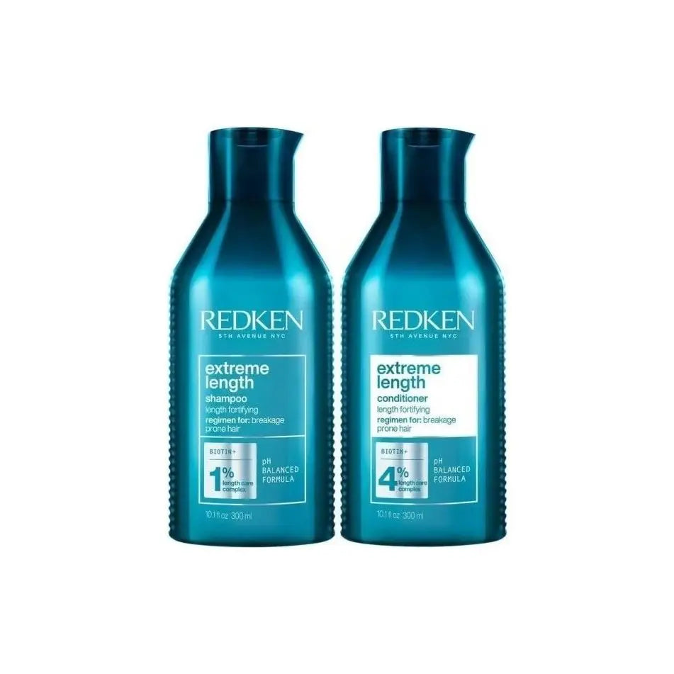 Redken Extreme Length Shampoo & Conditioner Bundle: Biotin for Hair Growth and Breakage Repair - Partners Hair Design