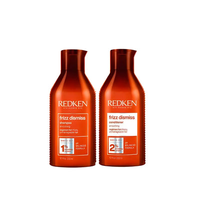 Redken Frizz Dismiss Shampoo & Conditioner Bundle: Anti-Frizz Hair Care for Smooth, Manageable Hair