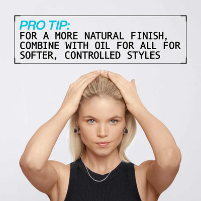 Hair Styling Pro Tip: Achieve Natural Finish with Oil for Softer, Controlled Styles