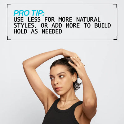Pro Tip: Natural Hair Styling Tips - Use Less for Natural Styles, More for Hold.