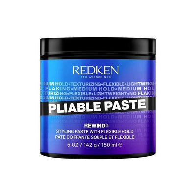 Redken Rewind Pliable Paste: Flexible Hold Hair Styling for Men and Women. Texturizing, Lightweight, No Flaking. 5 oz