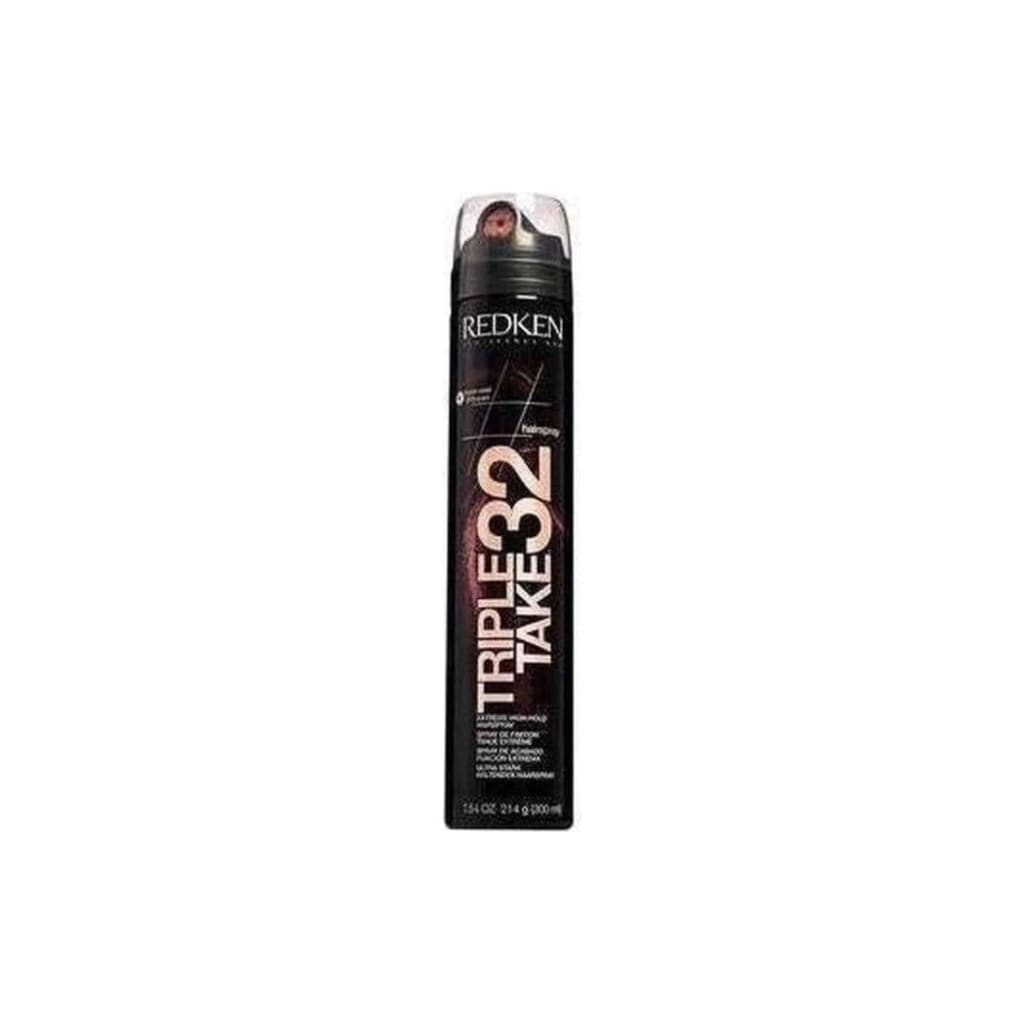 Redken Triple Take 32 Extreme High-Hold Hairspray 300ml aerosol can in redken triple range