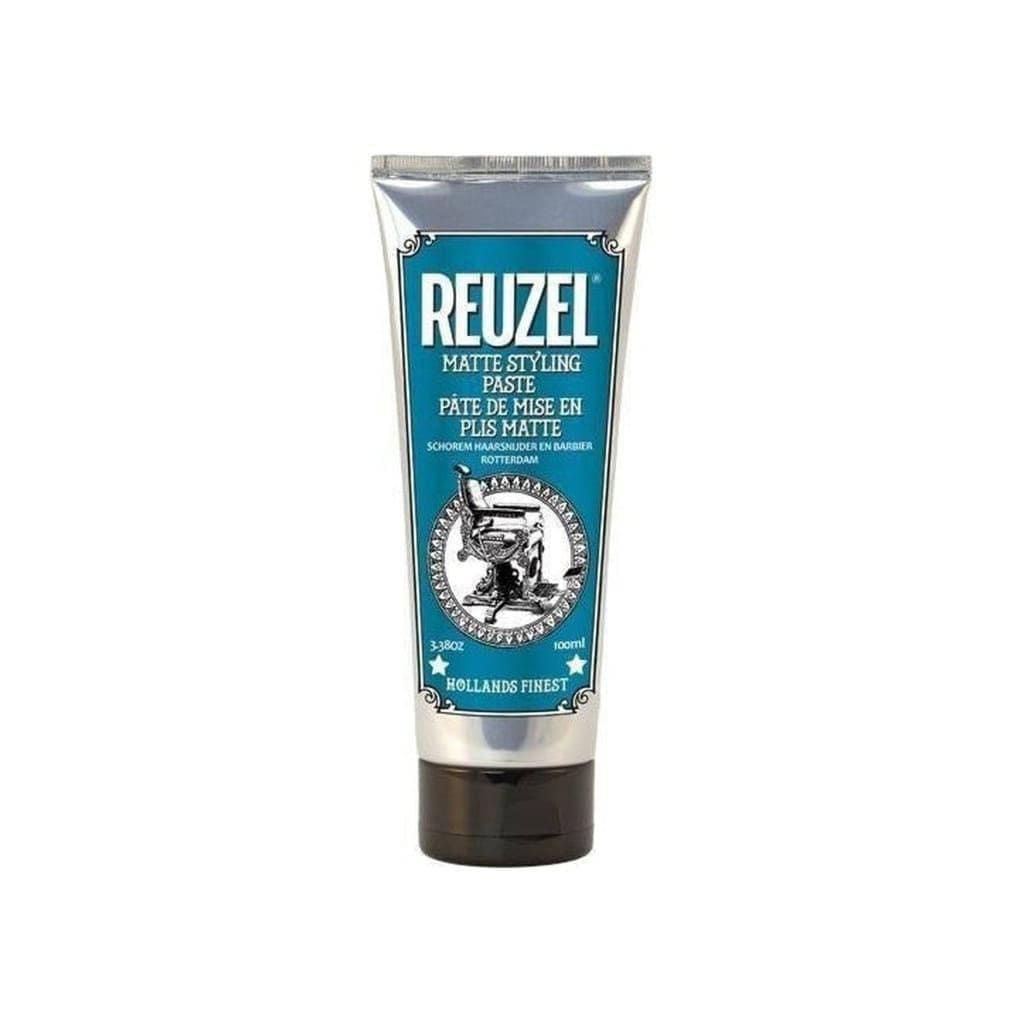 Reuzel Matte Styling Paste - 100ml tube showcasing versatile matte finishing