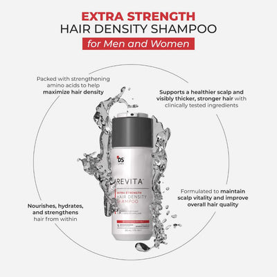 DS Labs Revita Extra Strength Hair Density Shampoo for Hair Growth & Thickening. Best Shampoo for Hair Loss. Shop Now!