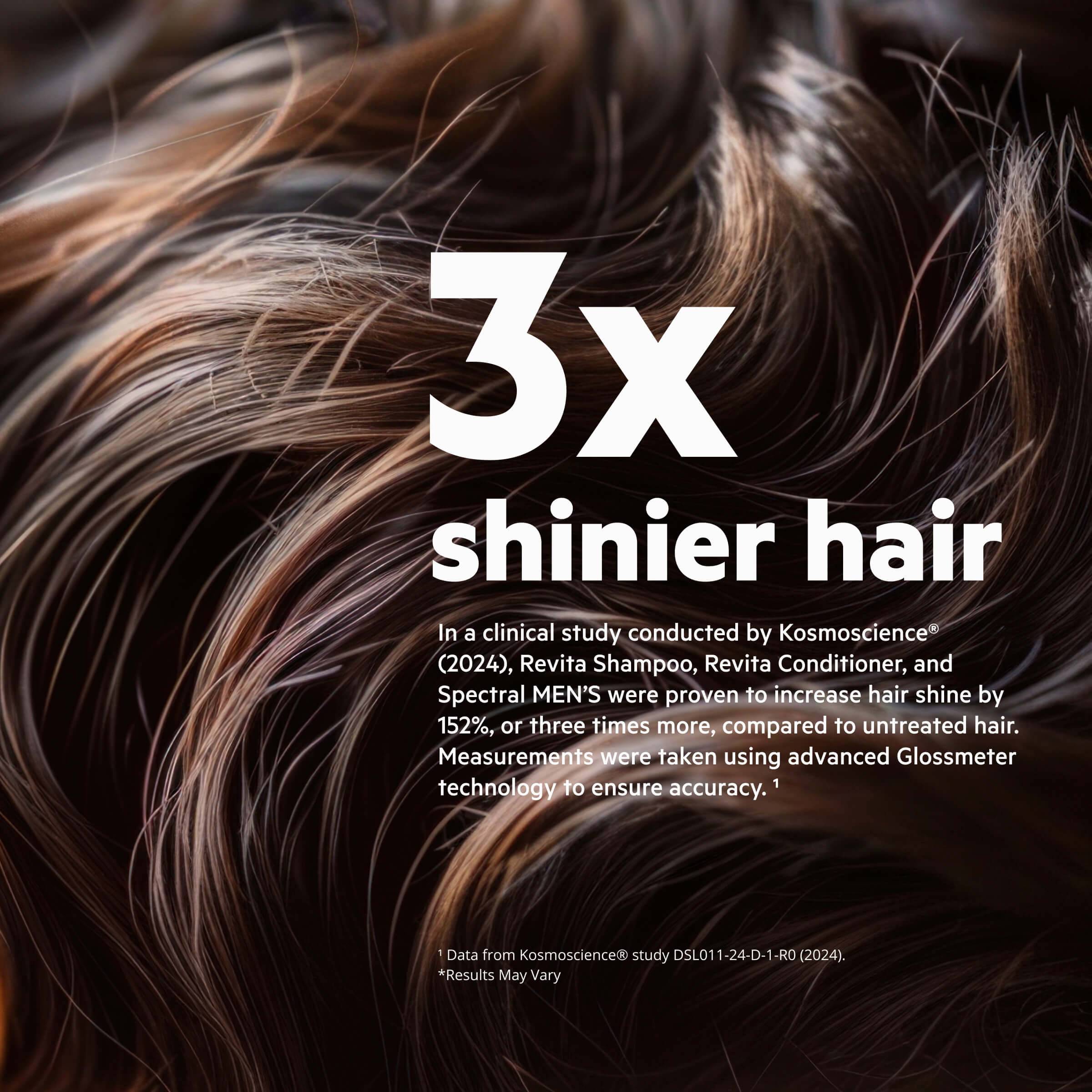 3X Shinier Hair with Revita Shampoo and Conditioner. Clinically Proven Hair Shine Booster. Transform your hair!