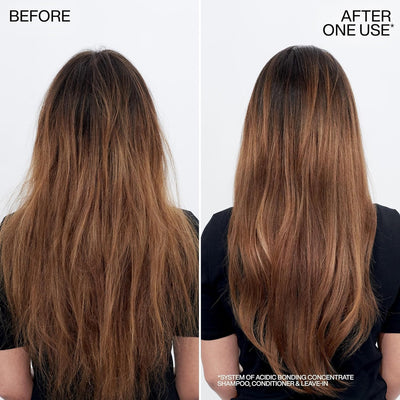 Redken Acidic Bonding: Before & After Hair Repair. One use results! Smoother, shinier, healthy hair transformation.