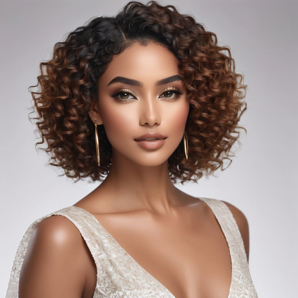 Ruby Wigs | Madison Black & Auburn Ombre Curly wig - curly wig - Wigs By Ruby - Shop