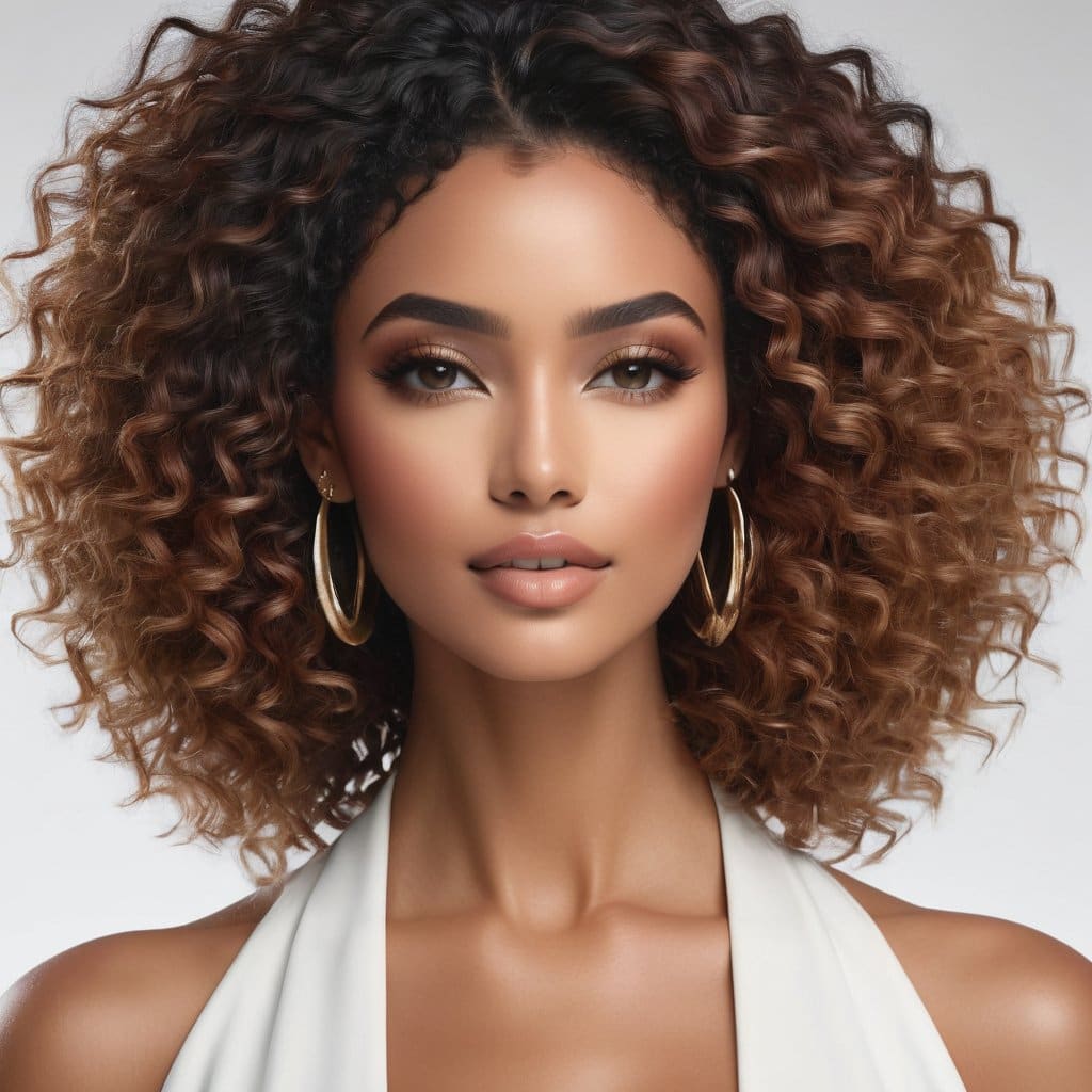 Ruby Wigs | Madison Black & Auburn Ombre Curly wig - curly wig - Wigs By Ruby - Shop