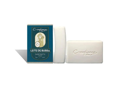 Sabonete Confianca Leite De Burra Donkey Milk Soap 75g on white background