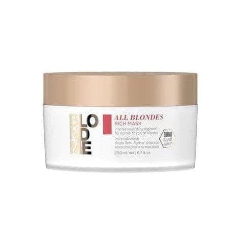 Blondes Rich Mask: Bio EF All-In-One Cream in Schwarzkopf All Blondes Rich Mask 200ml