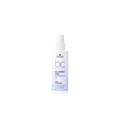 White bottle of Schwarzkopf BC Anti-Dandruff Serum hair product 100ml for effective hair care