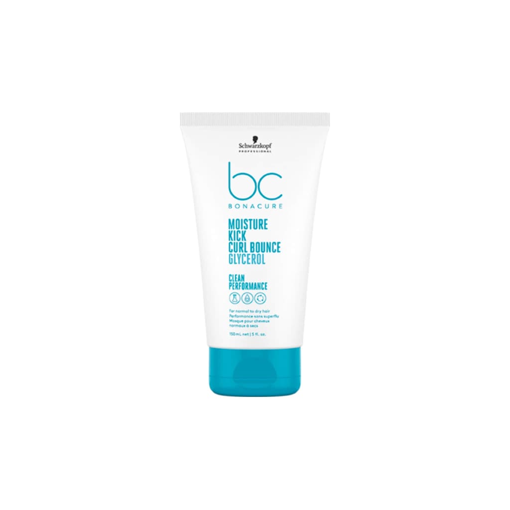 Schwarzkopf BC Moisture Kick Curl Bounce 150ml hair product with glycerol and amino acids