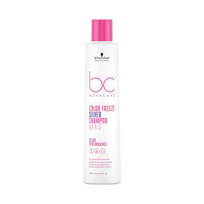 Schwarzkopf Color Freeze Silver Shampoo - Toner for Gray, Blonde & Lightened Hair | Anti-Brass Purple Shampoo