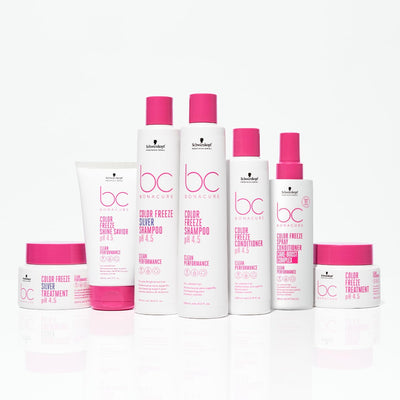 Schwarzkopf BC Bonacure Color Freeze Silver Shampoo. Hair Care for Cool Tones. pH 4.5