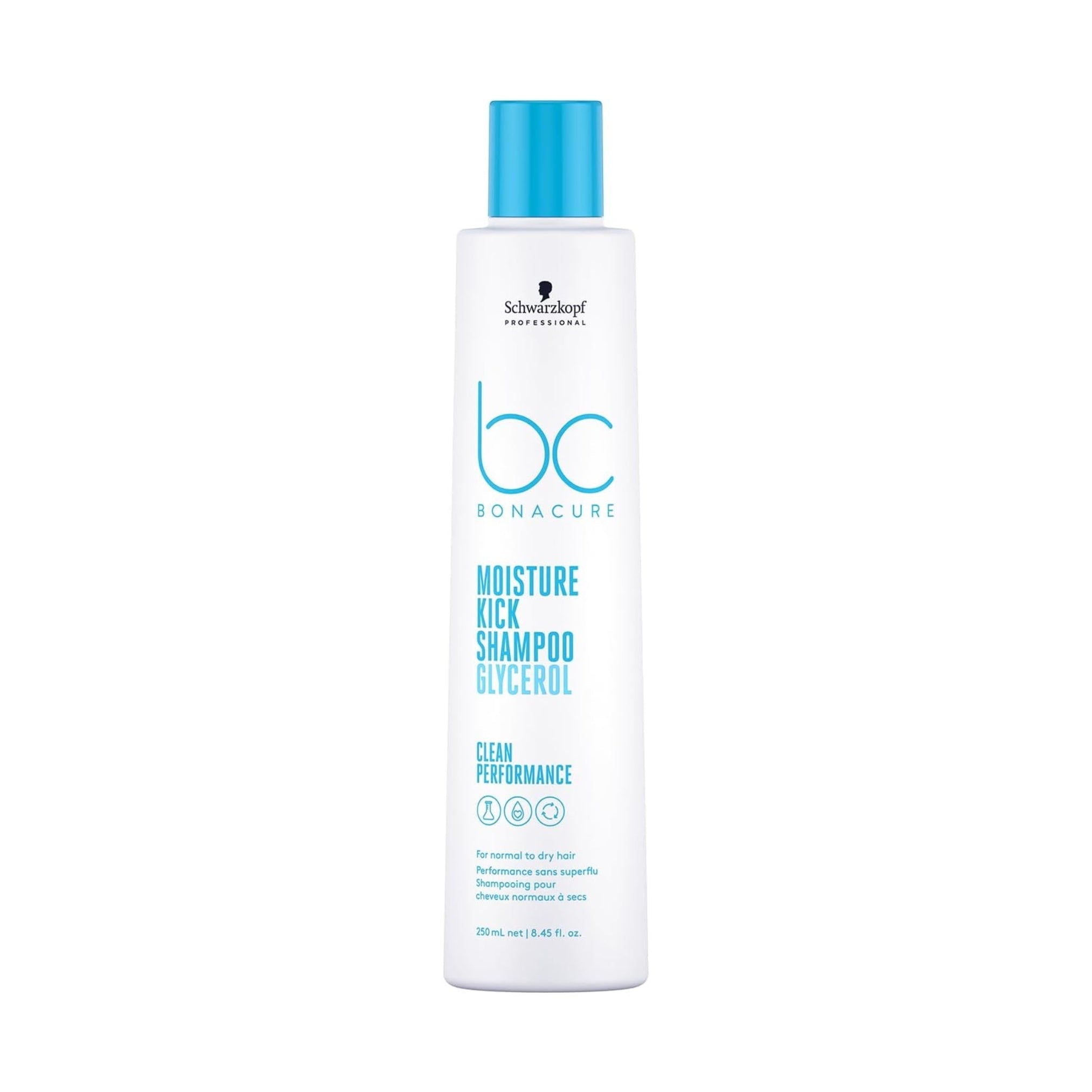 Schwarzkopf Bonacure Moisture Kick Shampoo 250ml | For Normal to Dry Hair