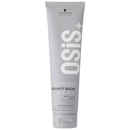 Schwarzkopf OSiS Bounty Balm Rich Curl Cream - 150ml for frizz control and enhanced curl definition. Perfect for curly hair.