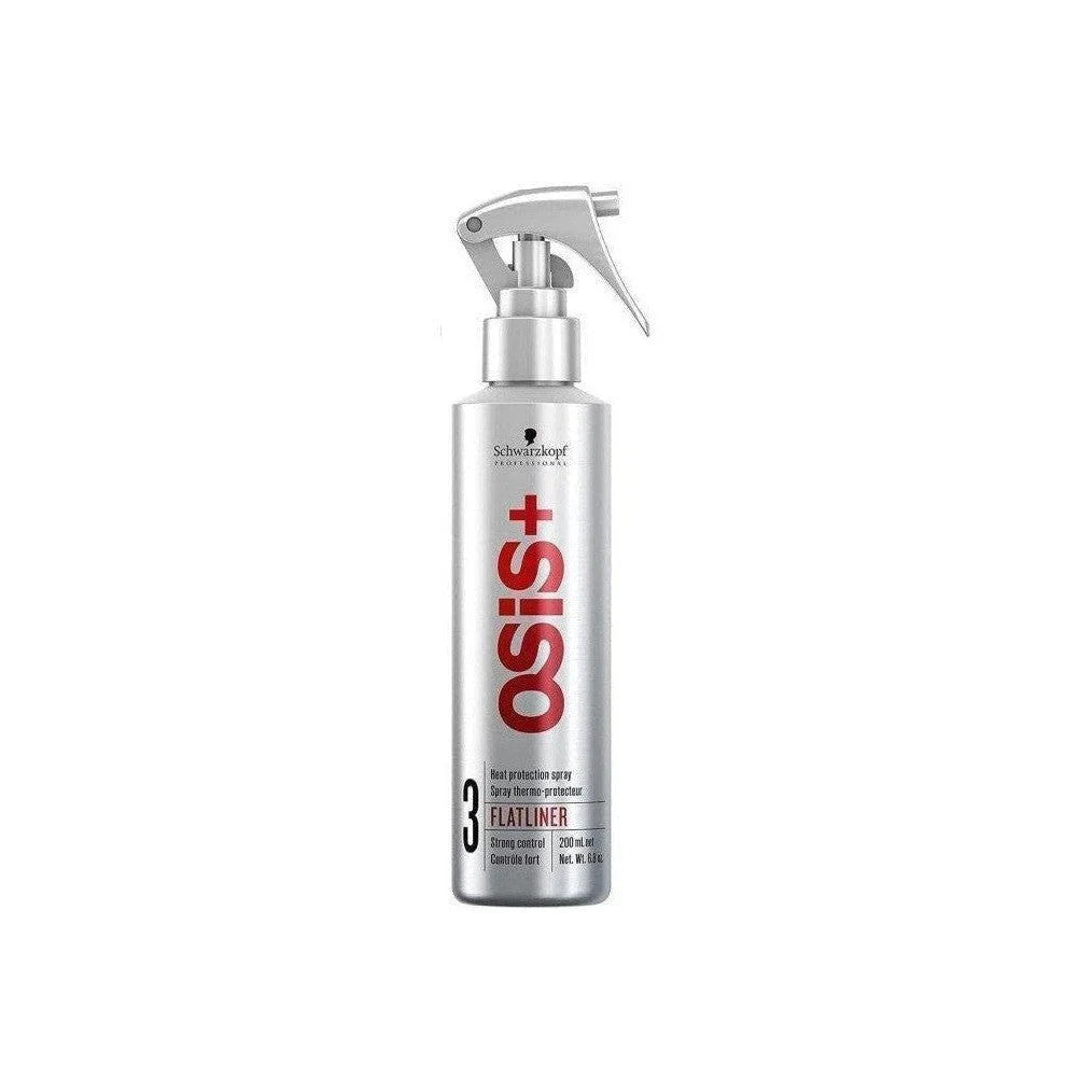 Schwarzkopf OSiS+ Flatliner Heat Protection Spray for hair and body, 200ml bottle