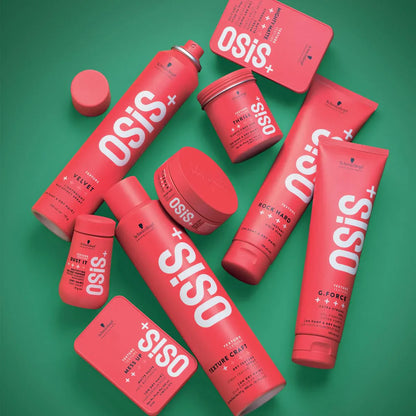 Schwarzkopf OSIS+ Hair Styling Products: Texture Sprays, Matte Paste, & Strong Hold Gel for Professional Hairstyles