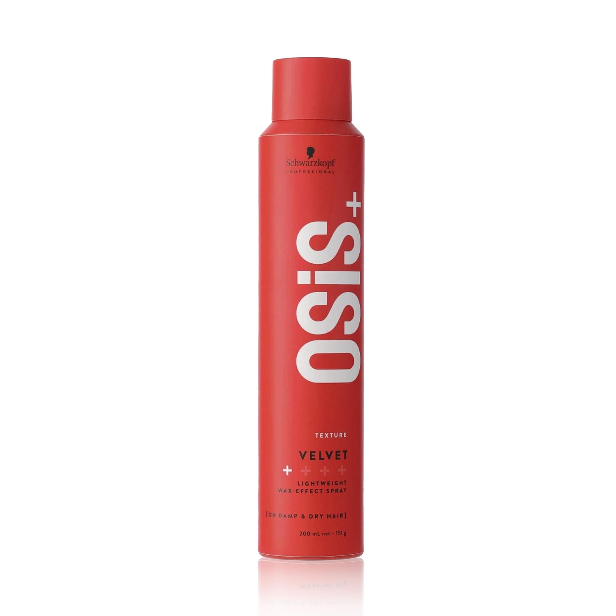 Schwarzkopf Osis+ Velvet (wax effect spray) for effortless, chic hairstyles with natural texture and flexible definition.