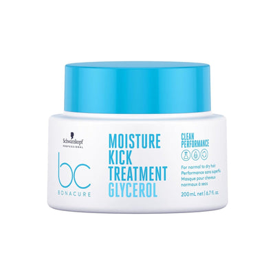 Schwarzkopf Moisture Kick Hair Mask: Hydrating Treatment for Dry Hair | Bonacure Glycerol 200ml