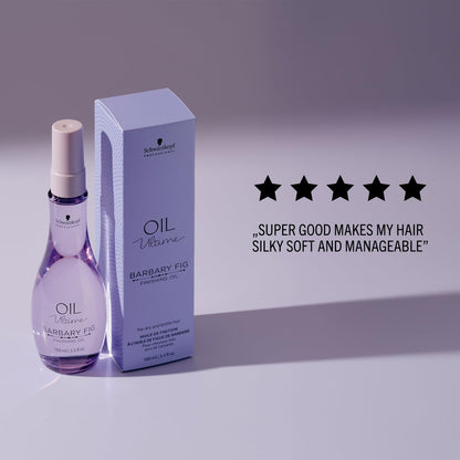 Schwarzkopf Professional Oil Ultime Barbary Fig Finishing Oil - 100ml boosts shine and softness for luxurious hair.