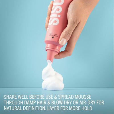 Schwarzkopf Osis+ Air Whip Mousse: Volumizing Hair Mousse for Styling, Heat Protection, and Natural Definition
