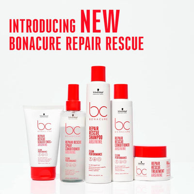 Schwarzkopf Bonacure Repair Rescue Line: Shampoo, Conditioner, Treatment for Damaged Hair