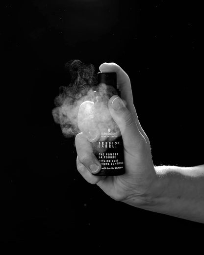 Schwarzkopf The Powder Styling Dust 8g creates bold volume and texture, ideal for fine hair styling.