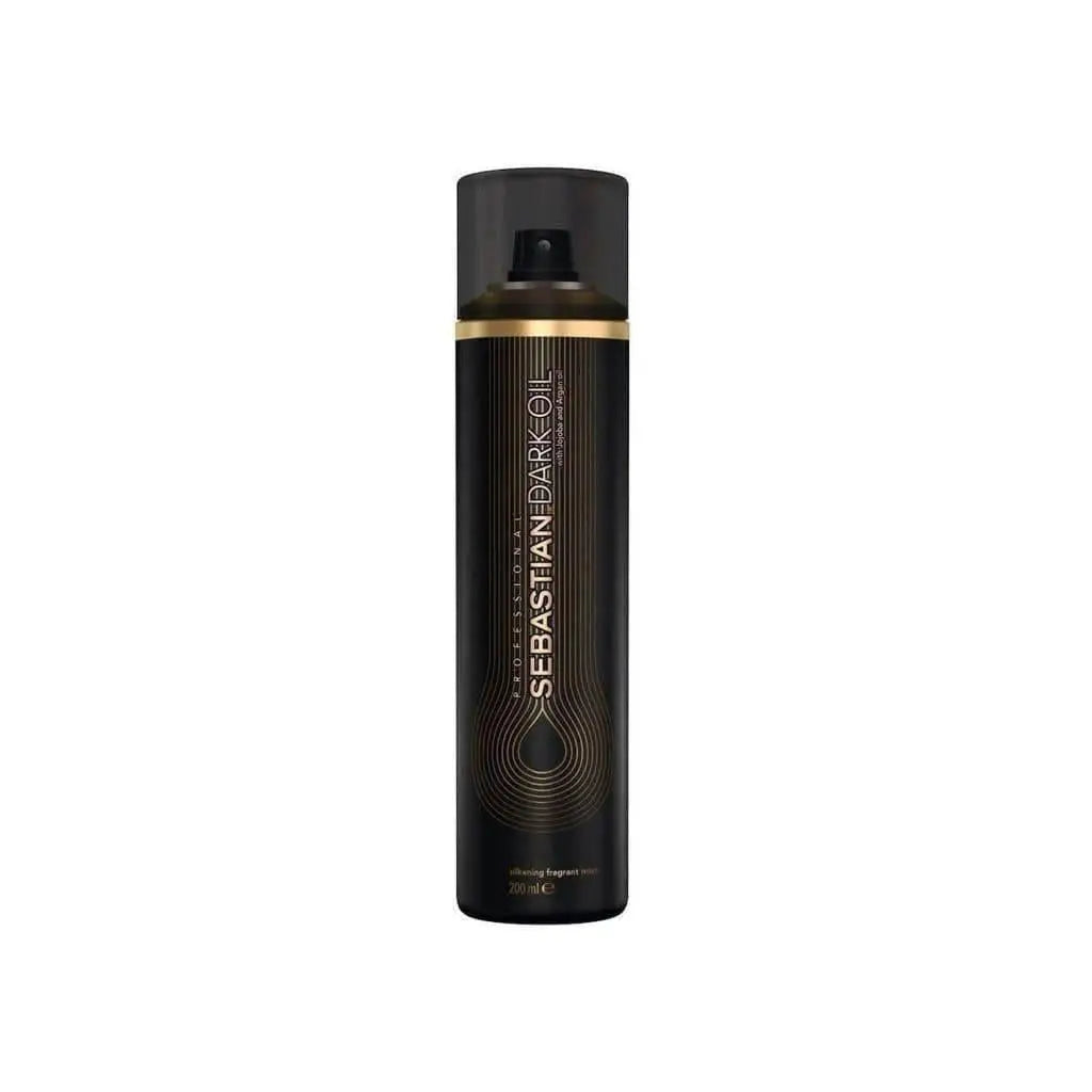 Sebastian Professional Dark Oil Fragrance Mist - Black Aerosol Spray Can - 200ml