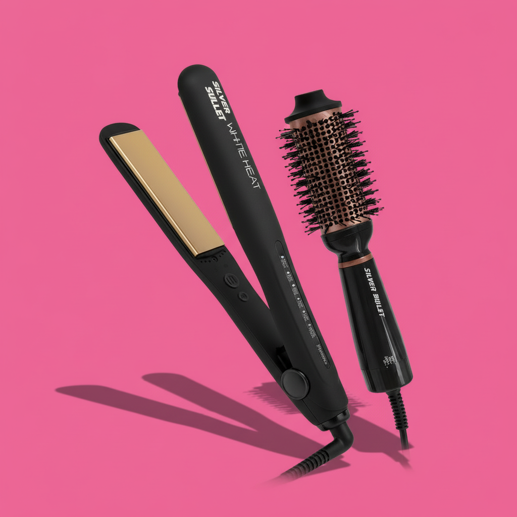 Silver Bullet White Heat & Bliss - Pink Background